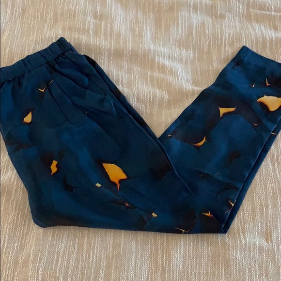 3.1 Phillip Lim Printed Silk Slouchy Trousers - Picture 3 of 5